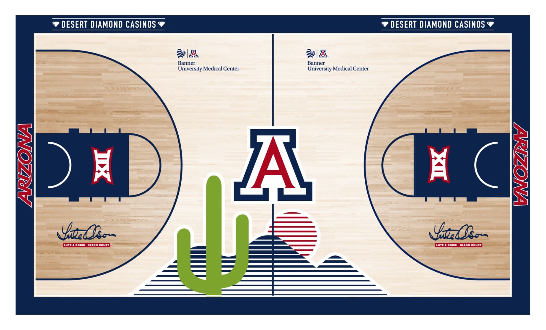 McKale Center court design - Option 4